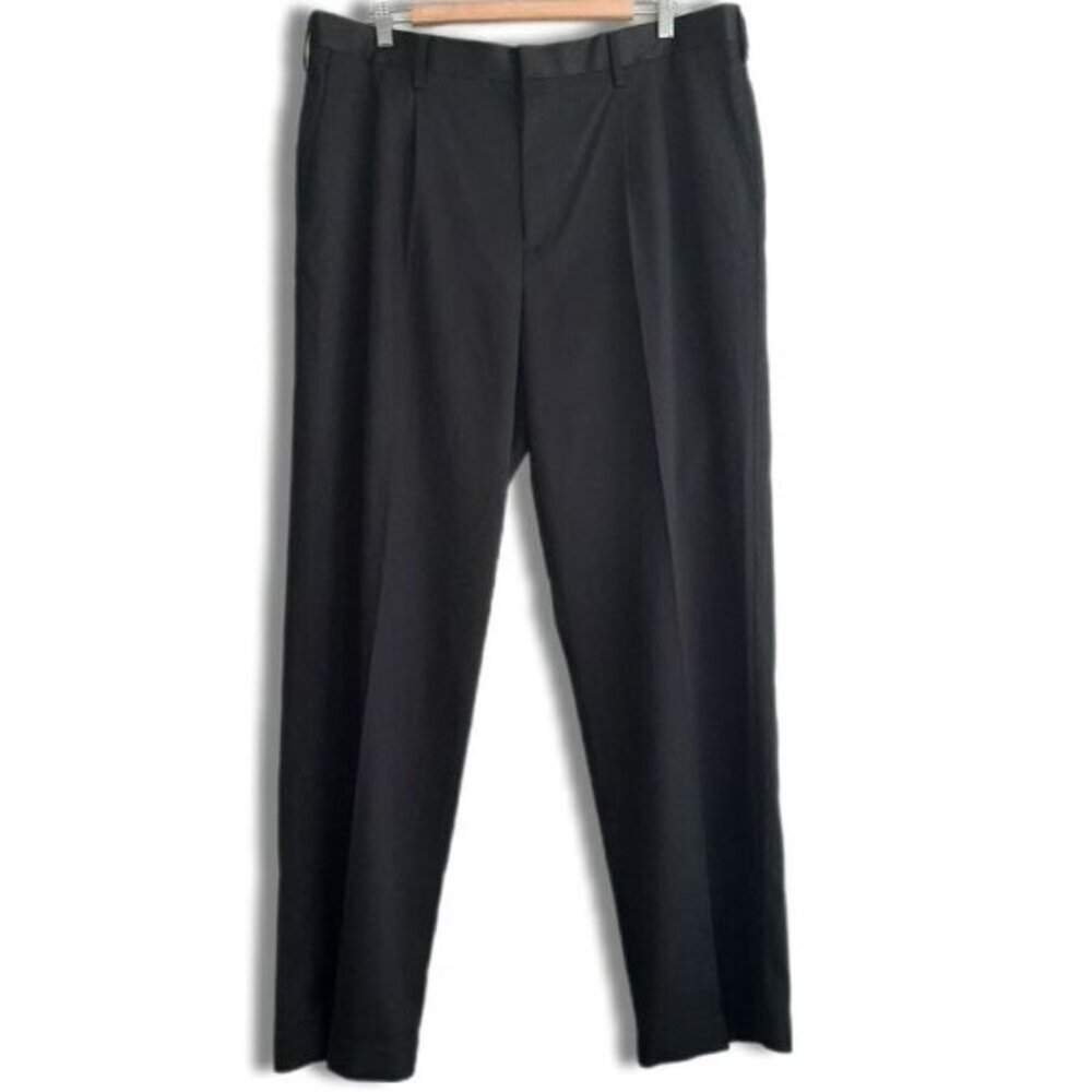 PGA TOUR Golf Pants Regular Fit Dressy Black Mens Sz 38